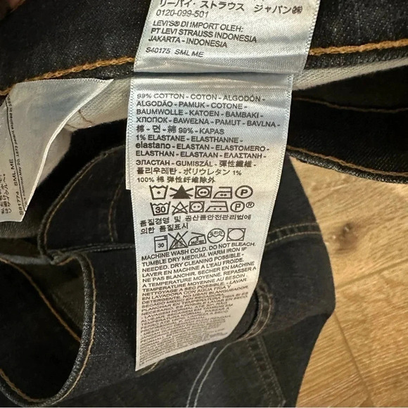 Levi's 541 Men's Dark Wash Denim Jeans Size W50 L30 GUC - Picture 4 of 8